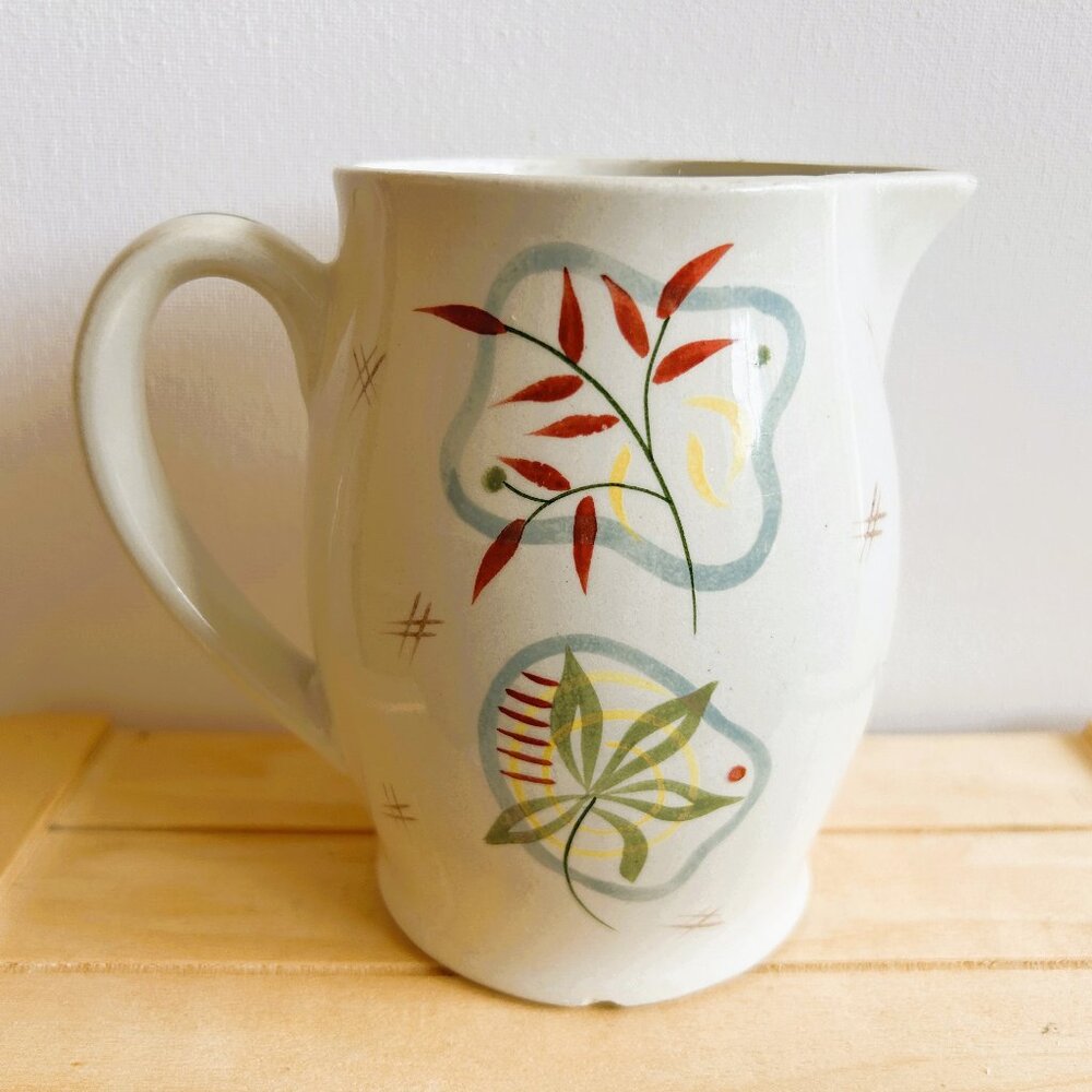 Antique Adams Hand Painted Pitcher or Jug